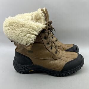 UGG Australia Adirondack Boots Women Size 7.5 Brown Shearling Vibram eVent Shoes